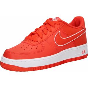 Tenisky 'Nike Air Force 1' Nike Sportswear ohnivá červená / bílá