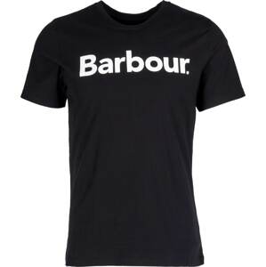 Tričko Barbour černá / offwhite