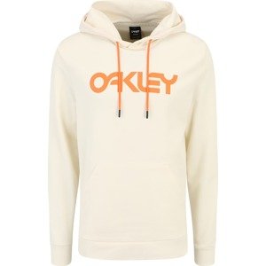 Sportovní mikina Oakley oranžová / bílá