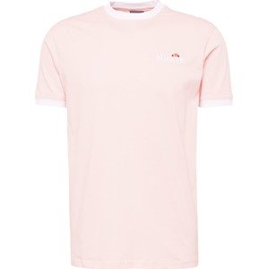 Tričko 'Meduno' Ellesse oranžová / pastelově růžová / červená / bílá