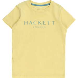 Tričko Hackett London světle žlutá / nefritová