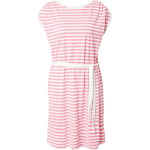 Šaty s.Oliver světle růžová / bílá