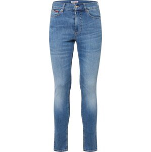 Džíny 'SIMON' Tommy Jeans modrá džínovina / tmavě modrá / červená / bílá