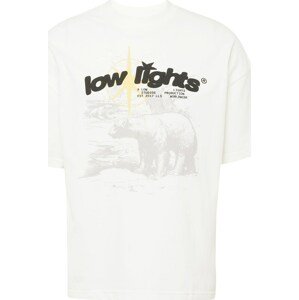 Tričko 'Ice Bear' Low Lights Studios krémová / žlutá / světle šedá / černá
