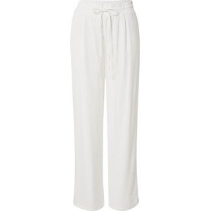 Kalhoty se sklady v pase 'JESMILO' Vero Moda přírodní bílá