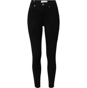 Džíny Calvin Klein Jeans černá / bílá