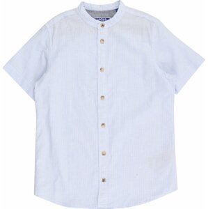 Košile 'SUMMER' Jack & Jones Junior světlemodrá / bílá