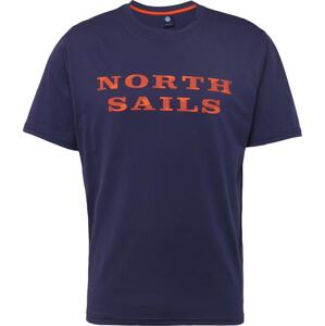 Tričko North Sails tmavě modrá / oranžová