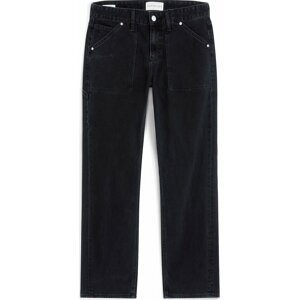 Džíny Calvin Klein Jeans hnědá / černá / offwhite