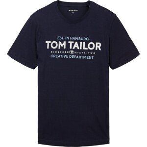 Tričko Tom Tailor námořnická modř / pastelová modrá / bílá