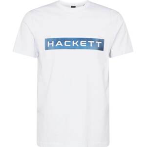 Tričko Hackett London modrá / bílá