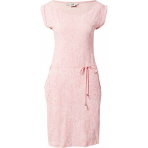 Šaty Ragwear růžová / pastelově růžová / bílá