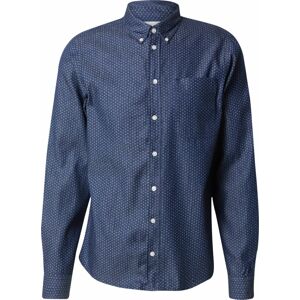 Košile 'Anton' casual friday námořnická modř / světlemodrá