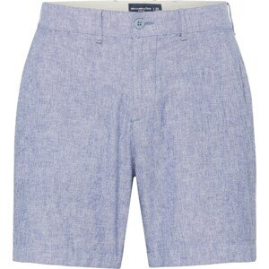 Chino kalhoty Abercrombie & Fitch marine modrá / bílá