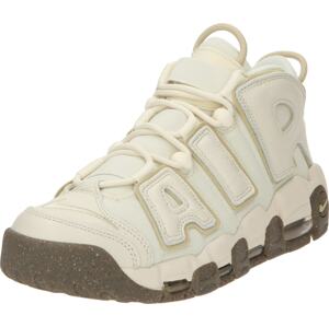 Sportovní boty 'AIR MORE UPTEMPO 96' Nike Sportswear béžová / hnědý melír / barva bílé vlny