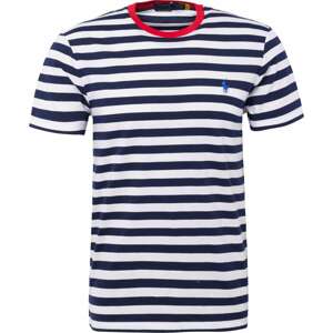 Tričko Polo Ralph Lauren námořnická modř / tyrkysová / světle červená / bílá