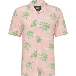 Košile 'Barbados' Key Largo trávově zelená / pastelově zelená / růžová / přírodní bílá