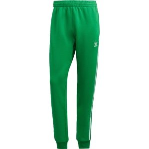 Kalhoty 'Adicolor Classics+ Sst' adidas Originals trávově zelená / bílá