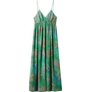 Letní šaty 'Rosalie' Mango modrá / hnědá / zelená