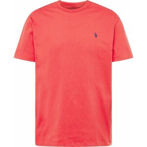 Tričko Polo Ralph Lauren modrá / pastelově červená