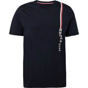 Tričko Tommy Hilfiger marine modrá / námořnická modř / červená / bílá
