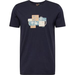 Tričko 'BLAIZE' Ragwear krémová / písková / námořnická modř / světlemodrá