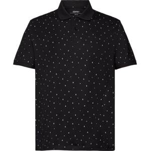 Tričko Esprit černá / bílá