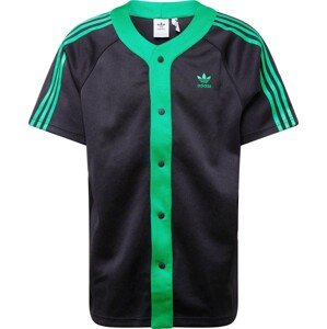 Košile 'Adicolor Classics+' adidas Originals zelená / černá