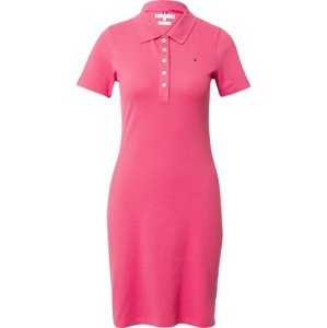 Šaty Tommy Hilfiger námořnická modř / pink / červená / bílá