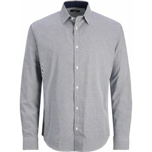 Košile 'Belfast' jack & jones námořnická modř / šedá / bílá