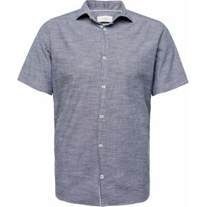 Košile s.Oliver námořnická modř / bílá