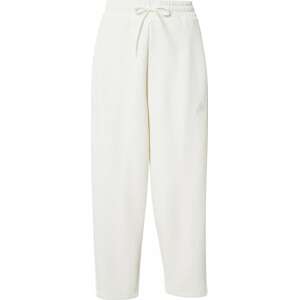 Sportovní kalhoty 'Essentials 3-Stripes Open Hem Fleece' ADIDAS SPORTSWEAR bílá / offwhite