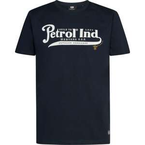 Tričko Petrol Industries námořnická modř / bílá