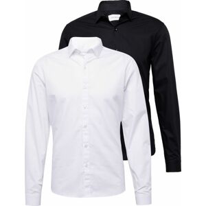 Košile Topman černá / bílá