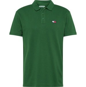 Tričko Tommy Jeans námořnická modř / trávově zelená / červená / bílá