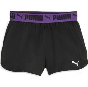 Sportovní kalhoty Puma tmavě fialová / černá / bílá