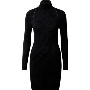 Úpletové šaty 'Elly' Only černá