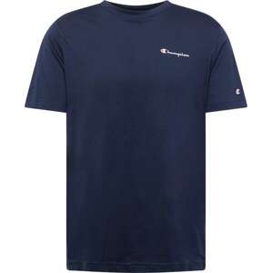 Tričko Champion Authentic Athletic Apparel marine modrá / bílá