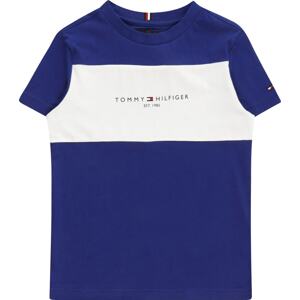 Tričko Tommy Hilfiger modrá / bílá