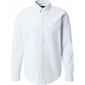 Košile Abercrombie & Fitch světlemodrá / bílá