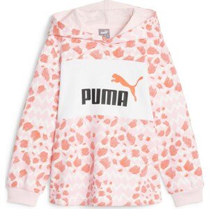Mikina Puma oranžová / pink / růžová / bílá