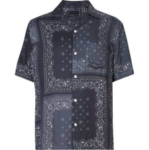 Košile 'TIKAL' AllSaints námořnická modř / černá / bílá