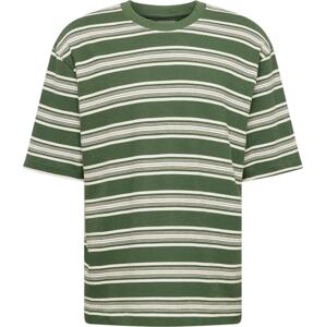 Tričko Topman zelená / bílá