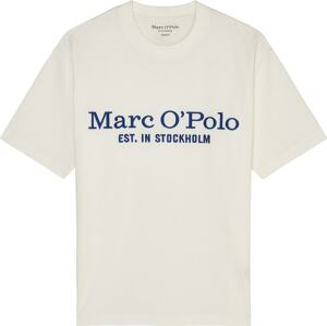 Tričko Marc O'Polo modrá / bílá