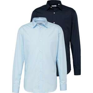 Košile 'JOE' jack & jones námořnická modř / nebeská modř