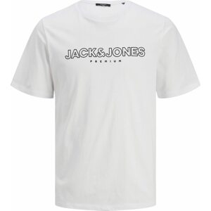 Tričko 'JASON' jack & jones černá / bílá