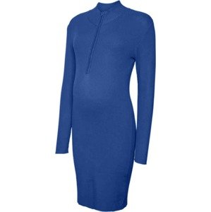 Úpletové šaty 'Lena Lia' Mamalicious modrá