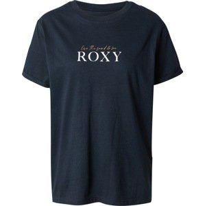 Tričko 'NOON OCEAN' Roxy zlatá / antracitová / bílá