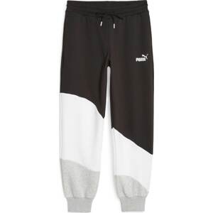 Sportovní kalhoty Puma šedý melír / černá / bílá