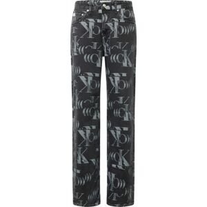 Džíny Calvin Klein Jeans šedá / černá